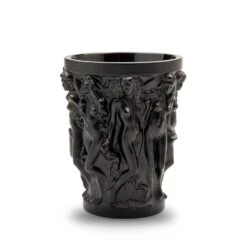 Vase Sirènes Cristal Noir Lalique Terry Rodgers