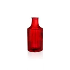Mini Vase En Verre Rouge N°7