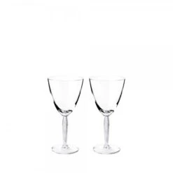 Lalique Louvre Collection Water Glasses, Set of 2