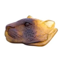 OBJETS DÉCORATIFS CRISTAL -OBJETS DÉCORATIFS CRISTAL vide poches leopard cristal daum